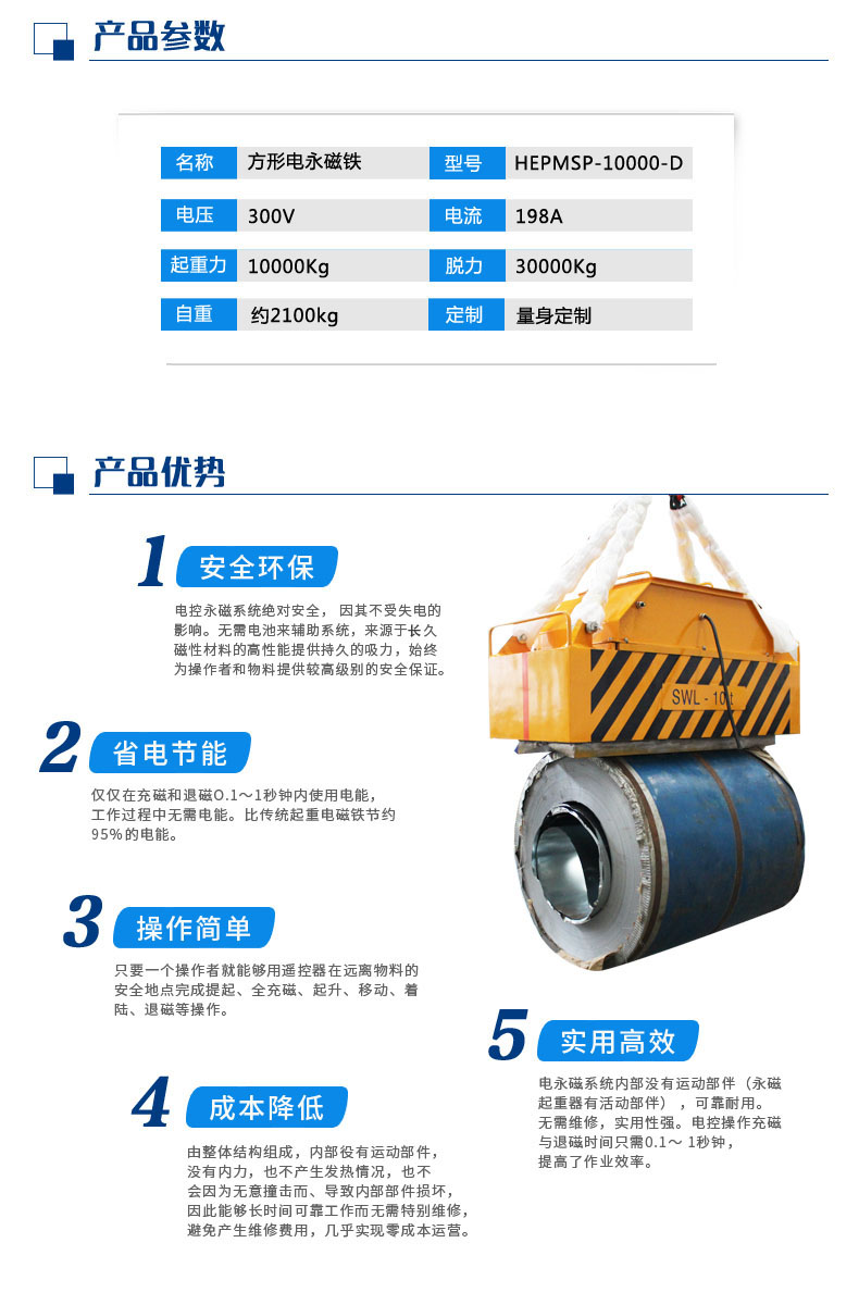 磁力吊具參數